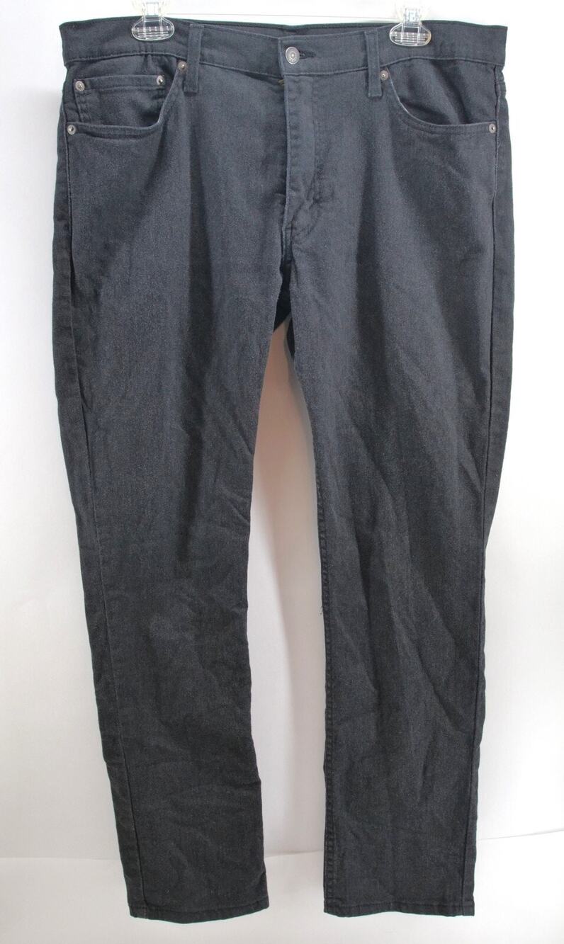 Levi's 511 Men's Jeans Black 36x32 straight White Tab Denim
